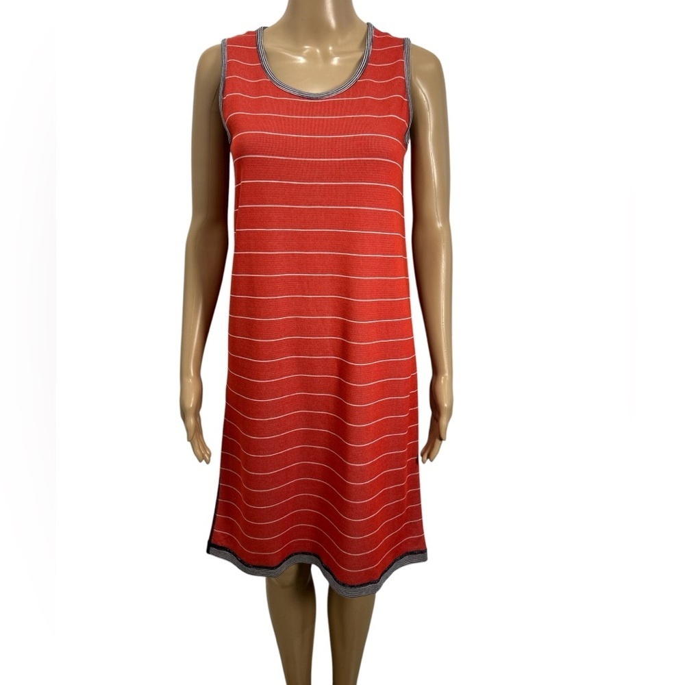 Lands’ End Reversible Tank Top Striped Striped Sleeveless Dress XS Petite